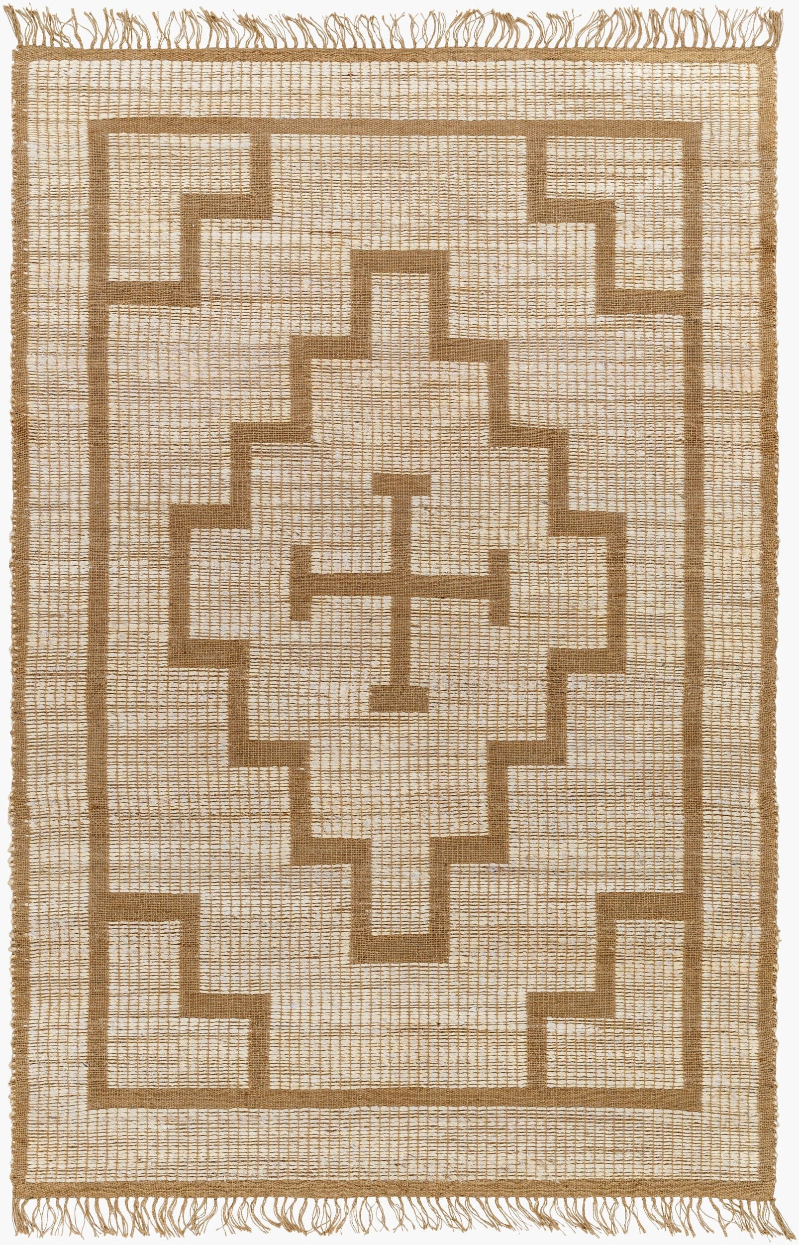 Alex Handmade Jute Cross Rug