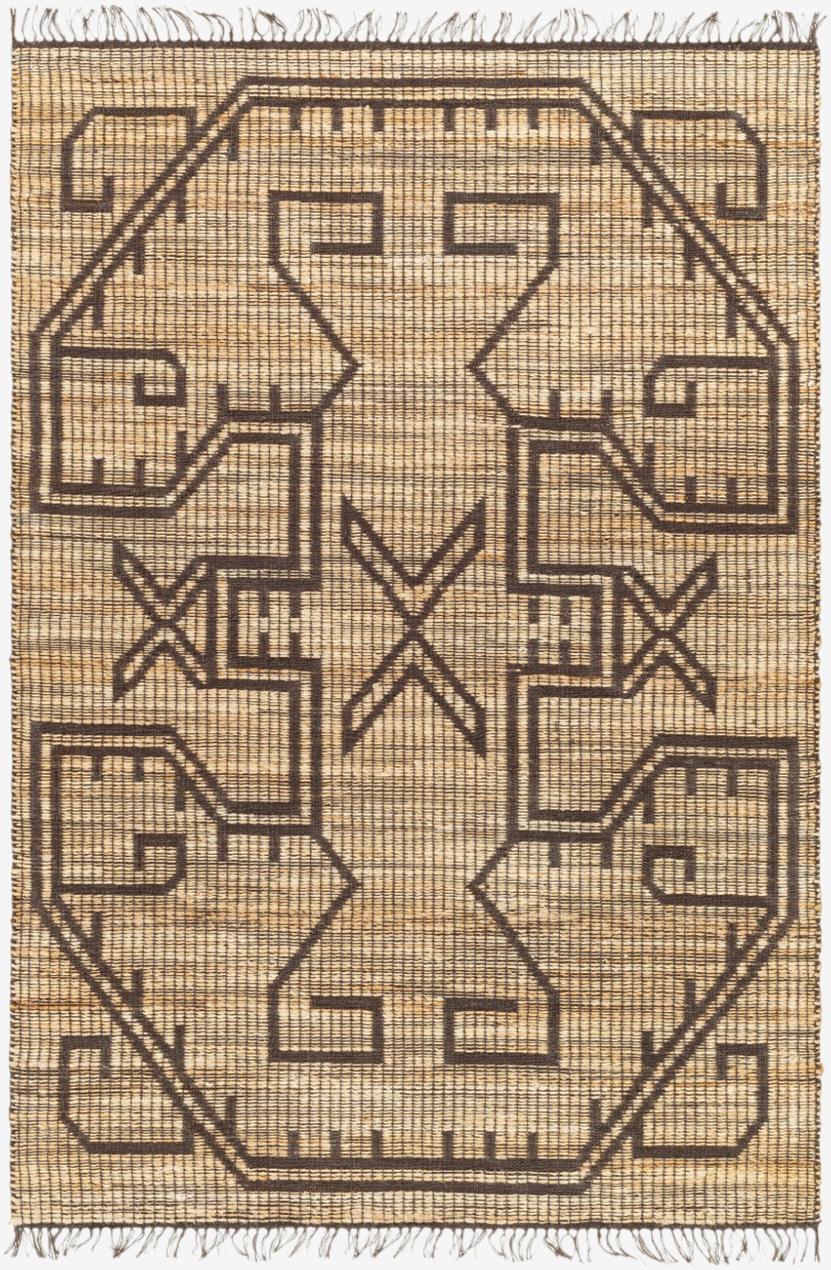 Alex Handmade Jute Pattern Rug