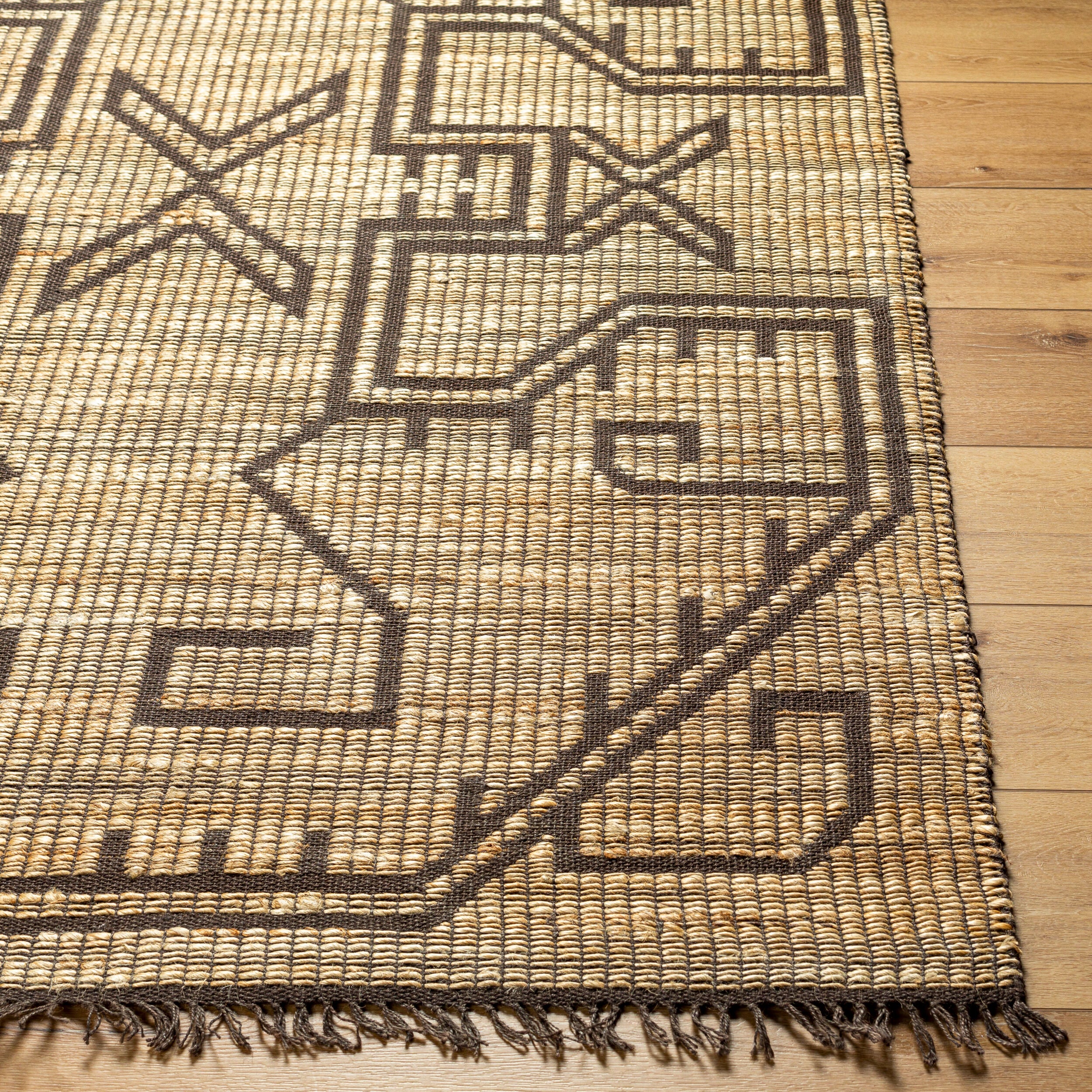 Alex Handmade Jute Pattern Rug