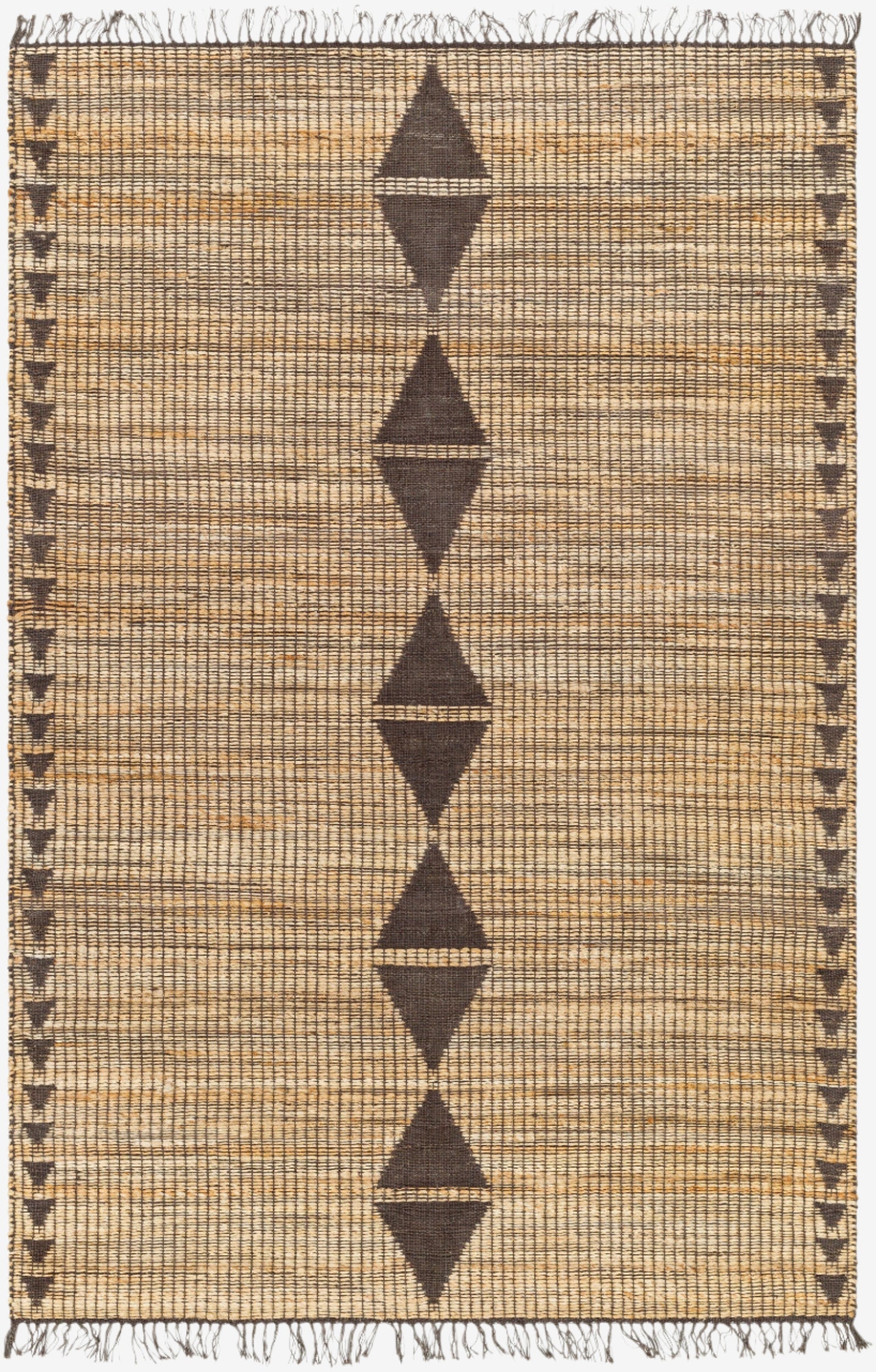 Alex Handmade Jute Triangle Rug