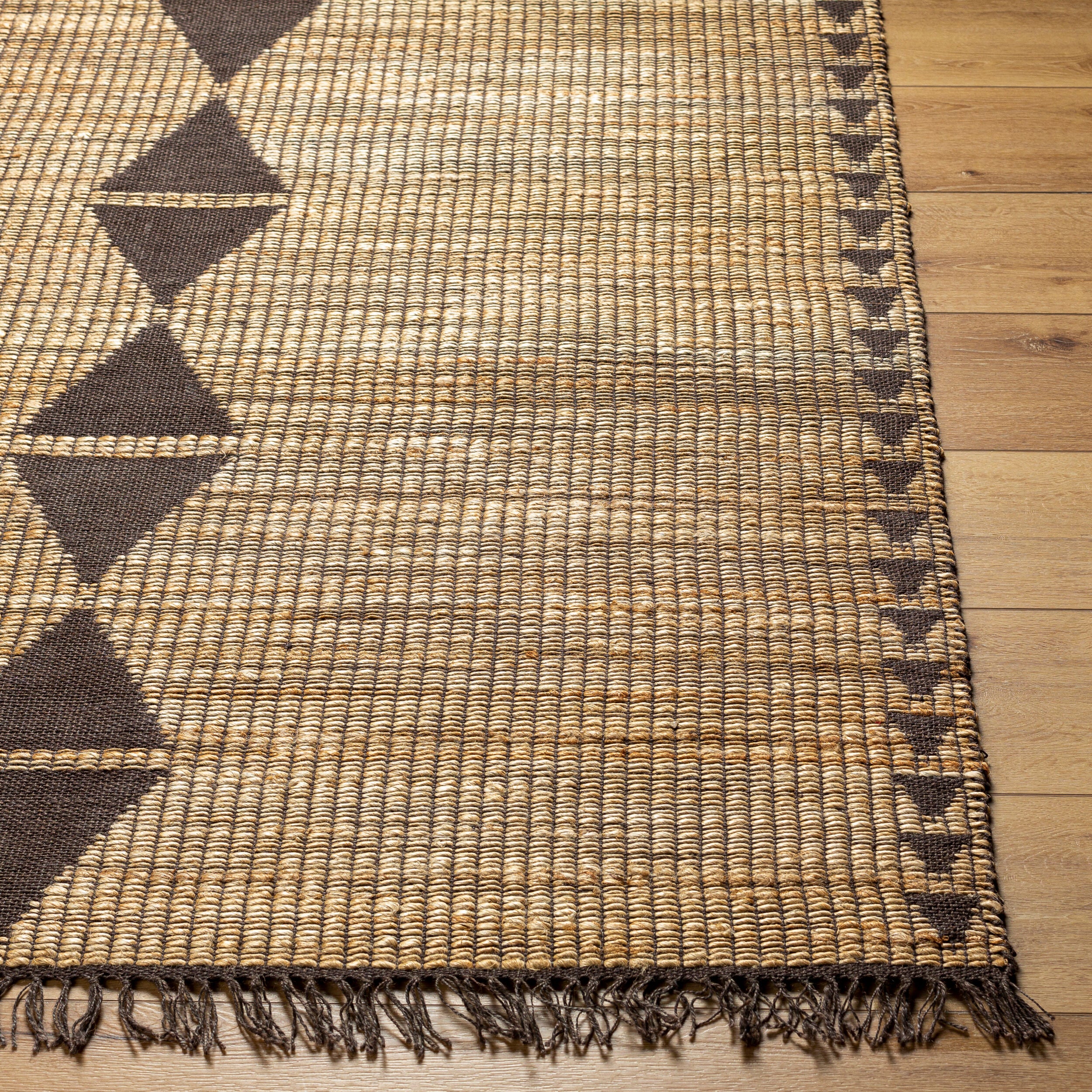 Alex Handmade Jute Triangle Rug