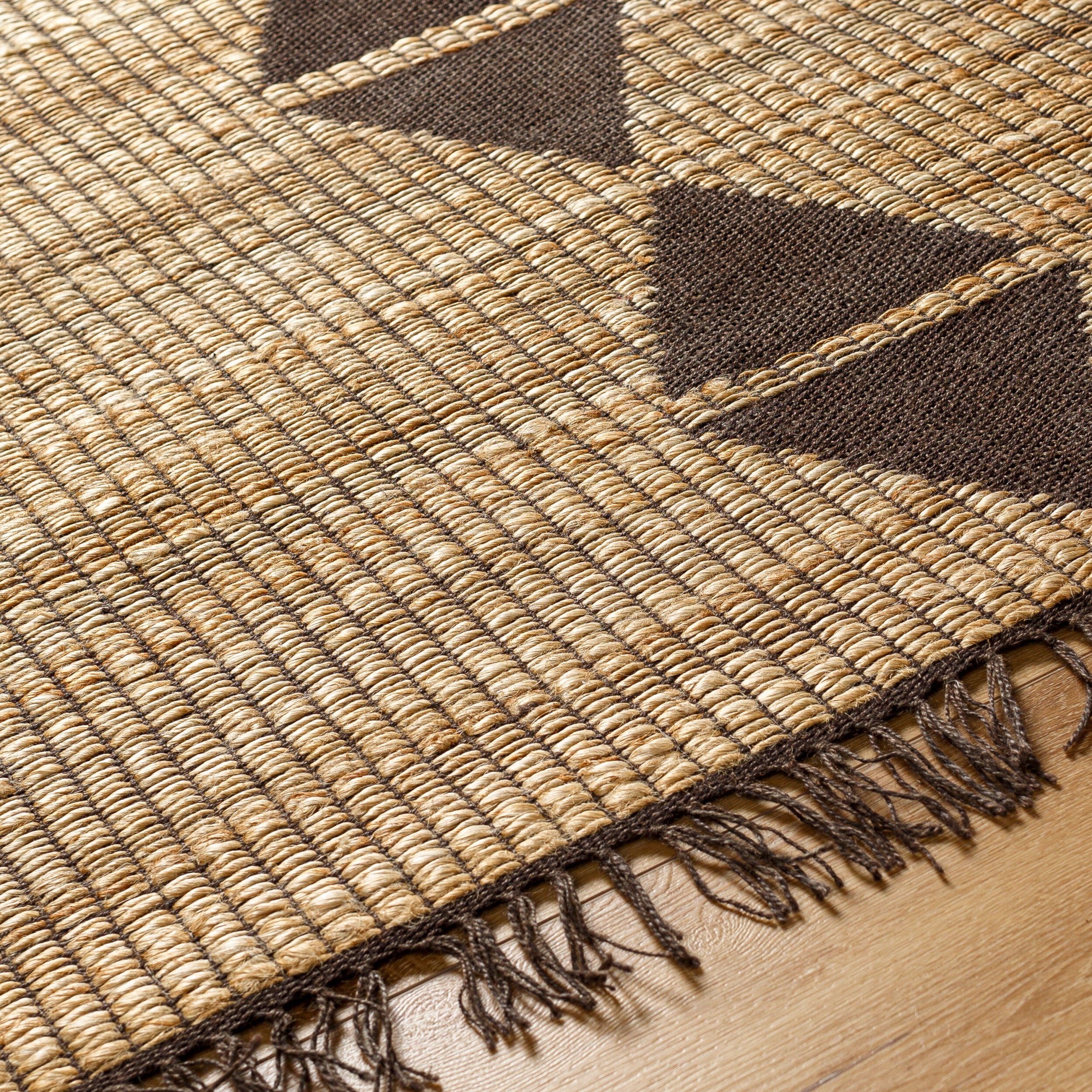 Alex Handmade Jute Triangle Rug