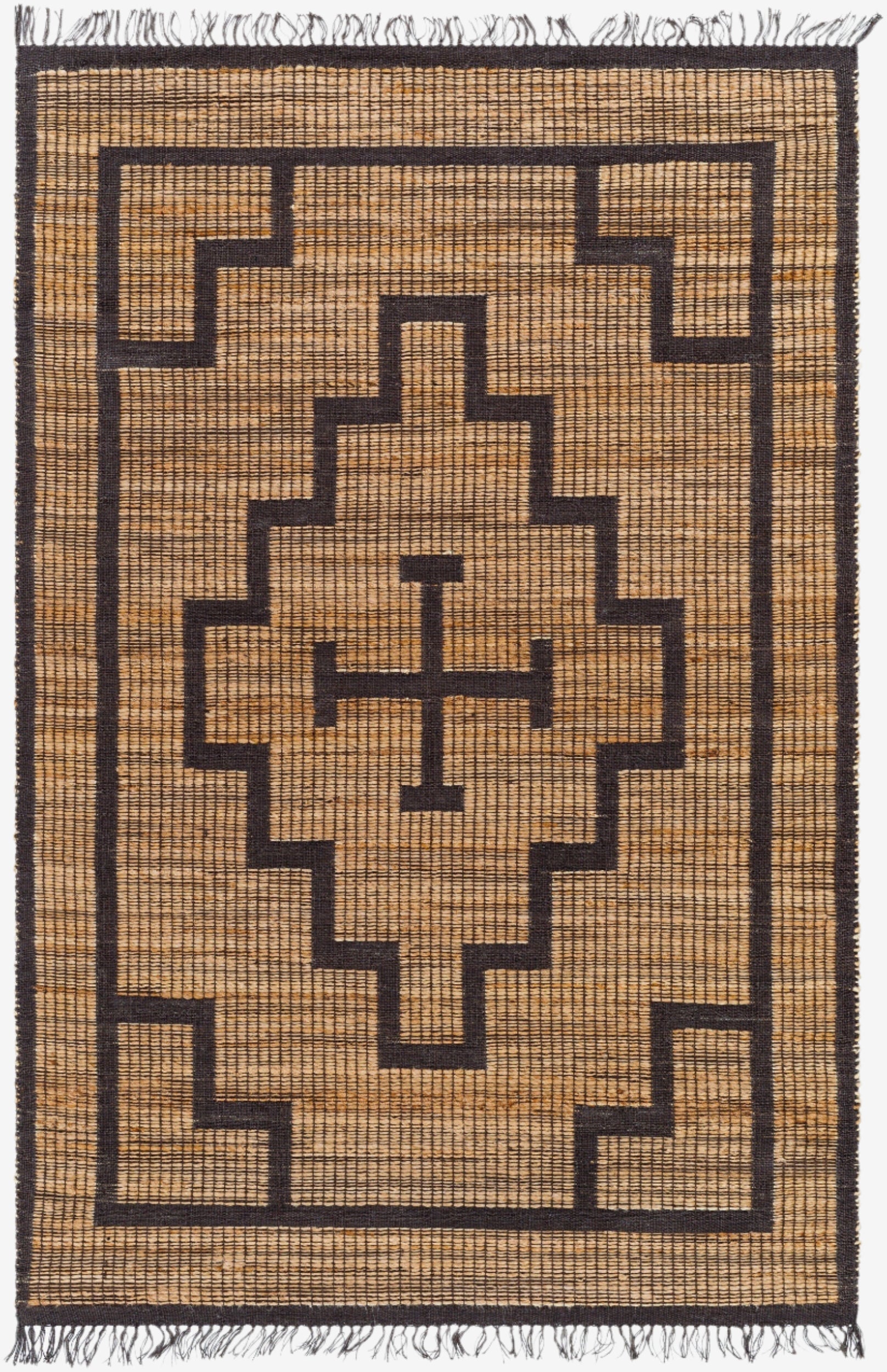 Alex Handmade Jute Cross Rug