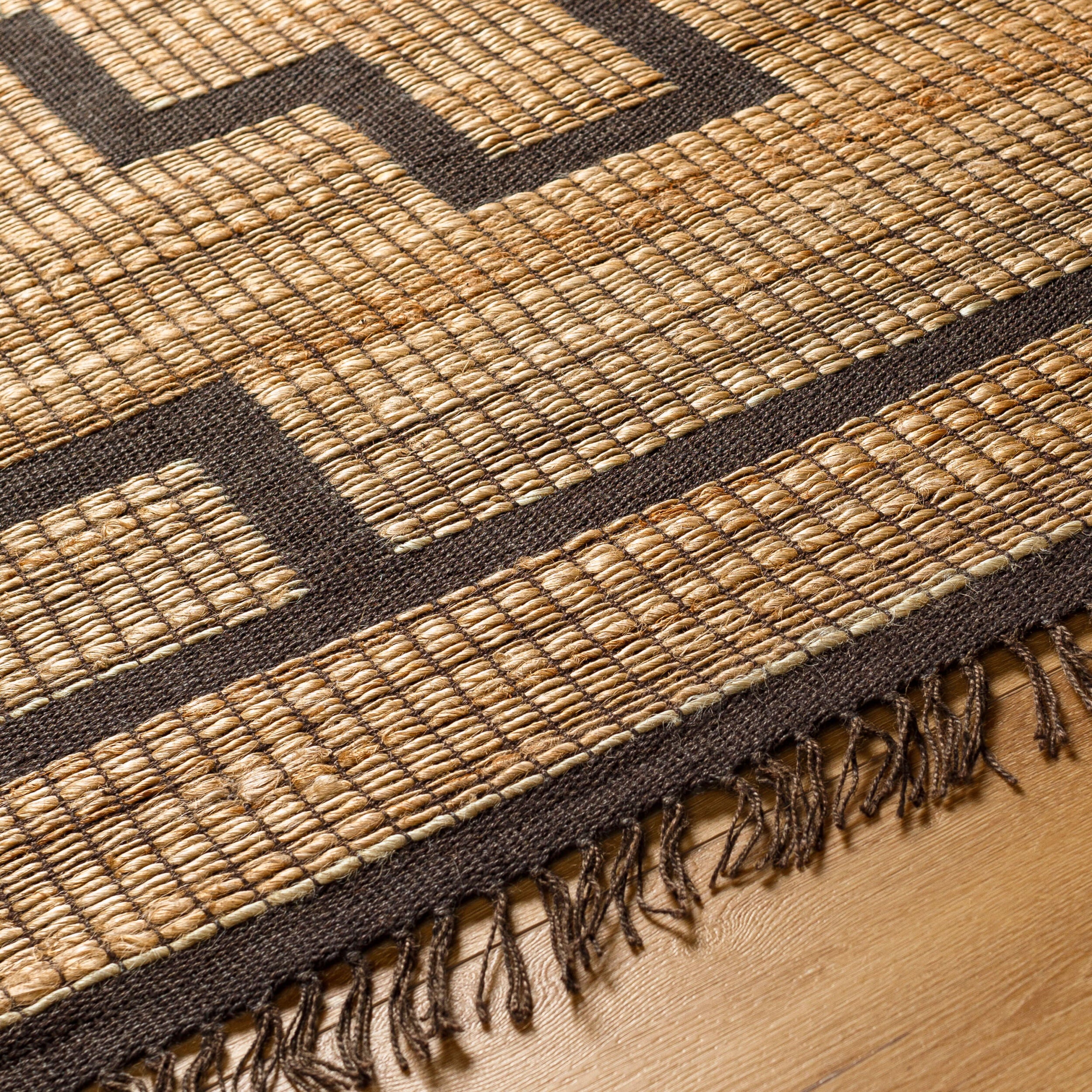 Alex Handmade Jute Cross Rug