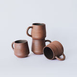 Anillo Mug in Terracotta Chocolate (Set of 4)