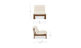 Pierce Accent Chair | Flecked Beige