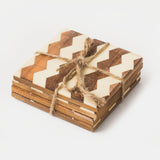 Marquewood Stripes Coasters