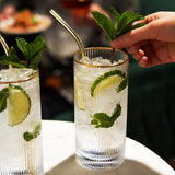 Meridian Crystal Highball Glasses, S/2