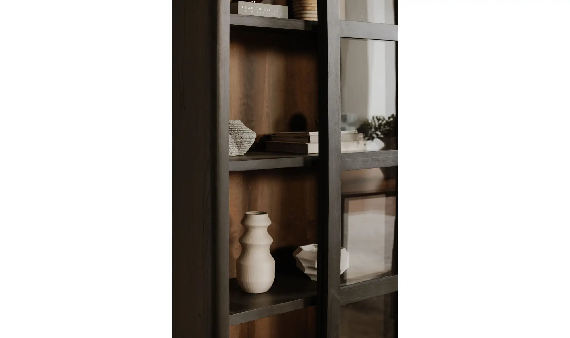 Mona Tall Cabinet in Black