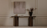 Hadley Console Table in Warm Brown