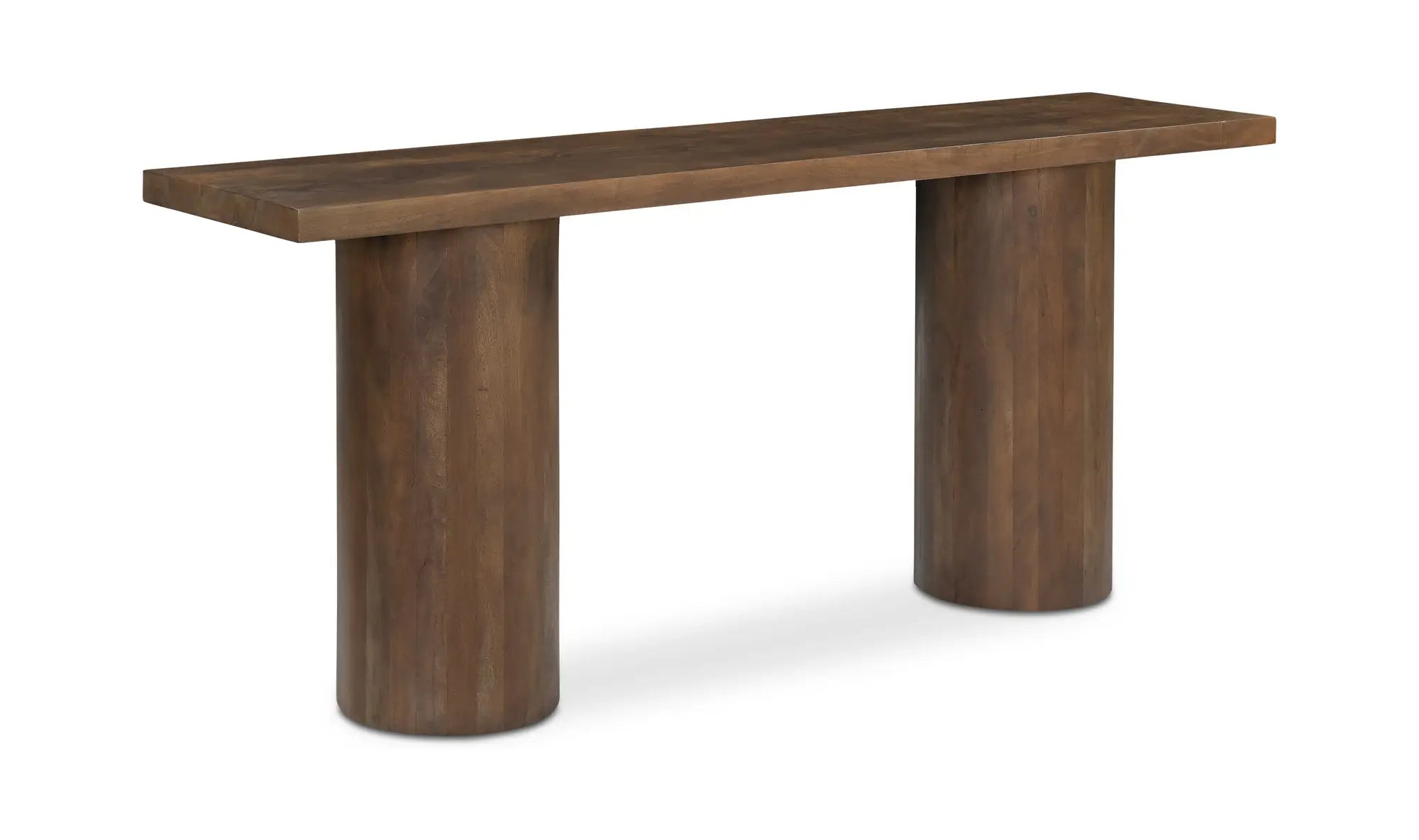 Hadley Console Table in Warm Brown