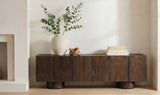 Hadley Media Unit in Warm Brown