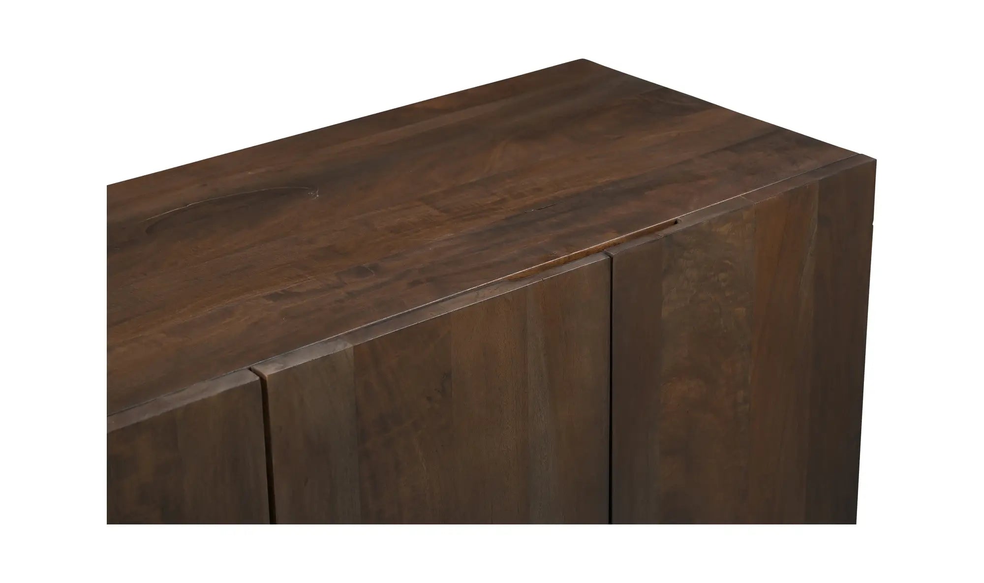 Hadley Media Unit in Warm Brown