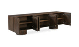 Hadley Media Unit in Warm Brown