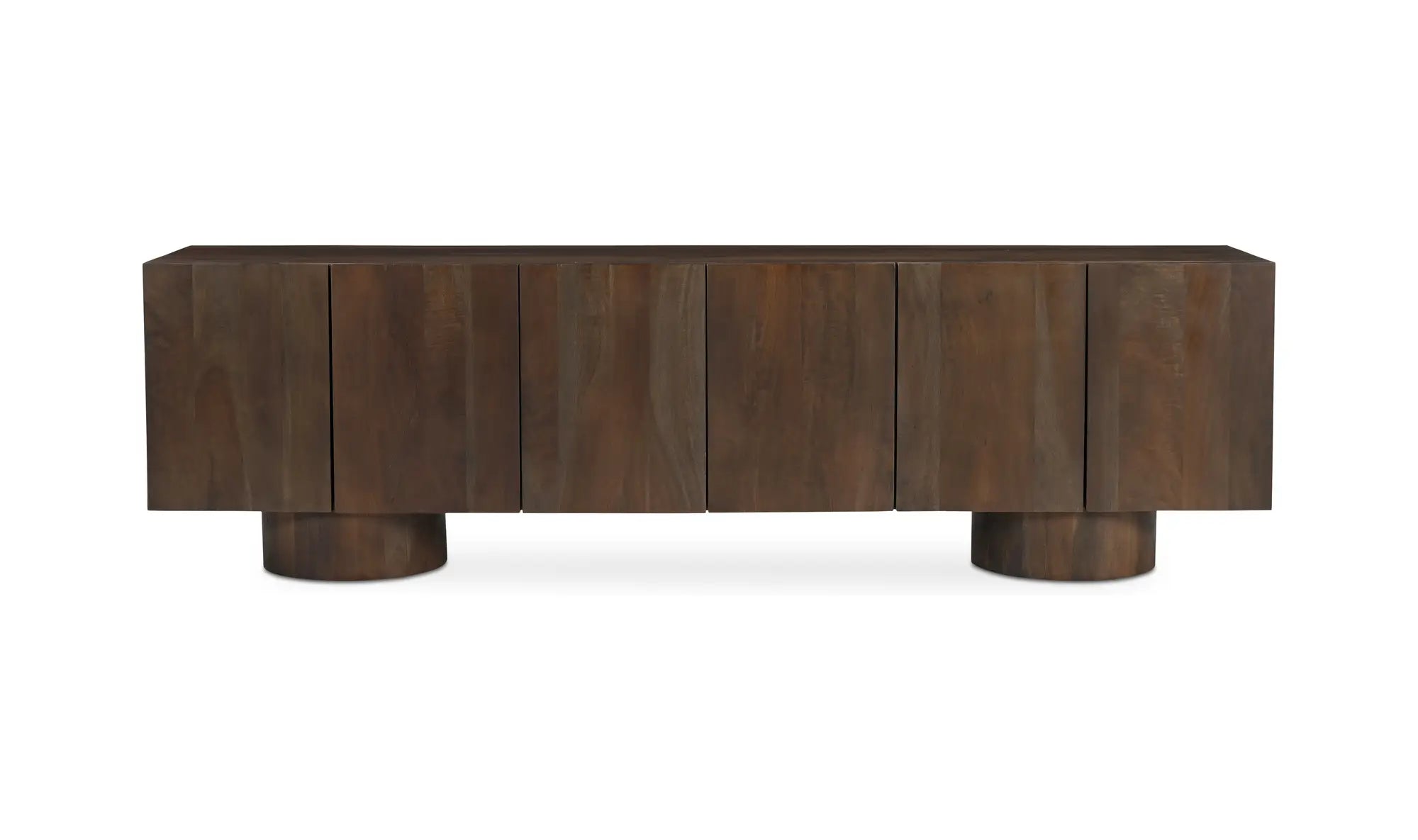 Hadley Media Unit in Warm Brown
