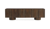 Hadley Media Unit in Warm Brown