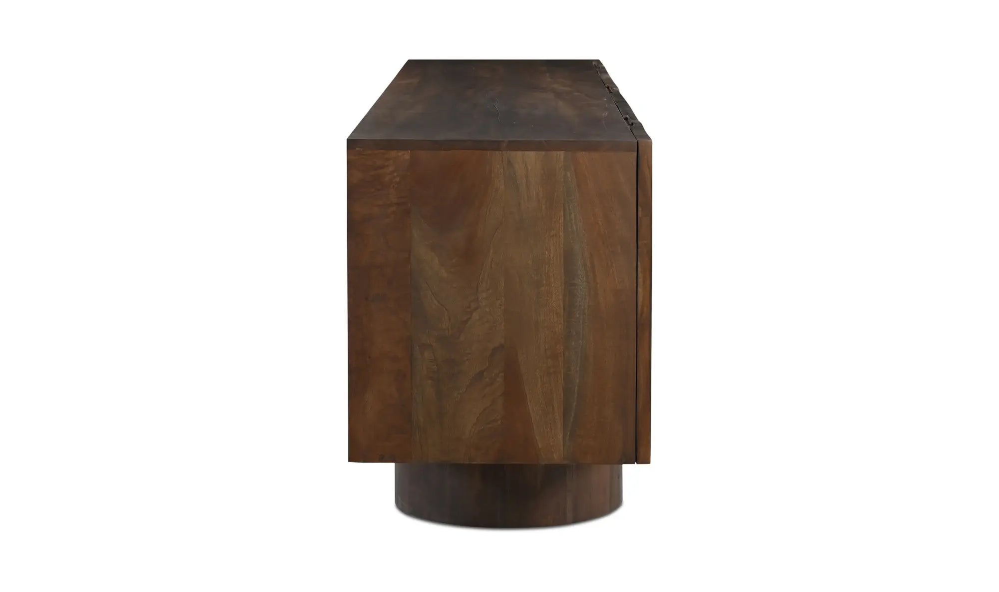 Hadley Media Unit in Warm Brown