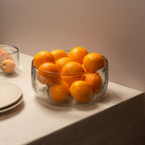 Pebbled Glass Bowl
