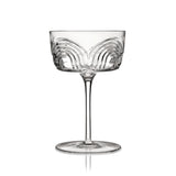 Beau Crystal Cocktail Coupes, S/2