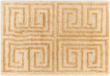 Beni Moroccan Rug in Geometric Tan