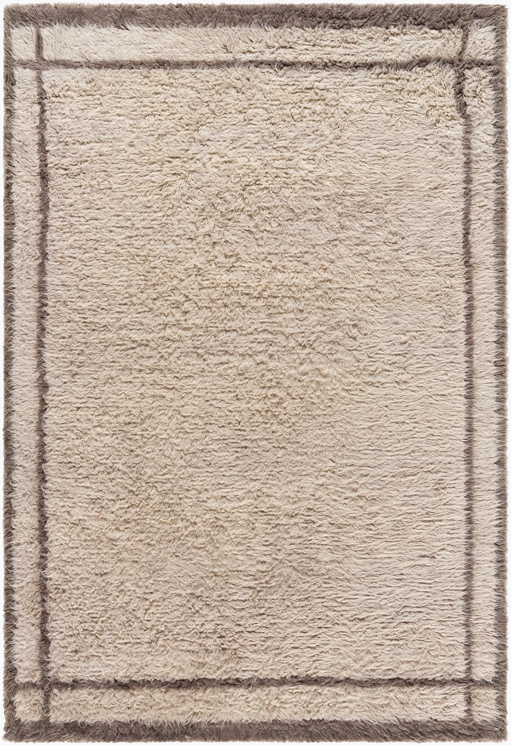 Beni Moroccan Rug in Taupe