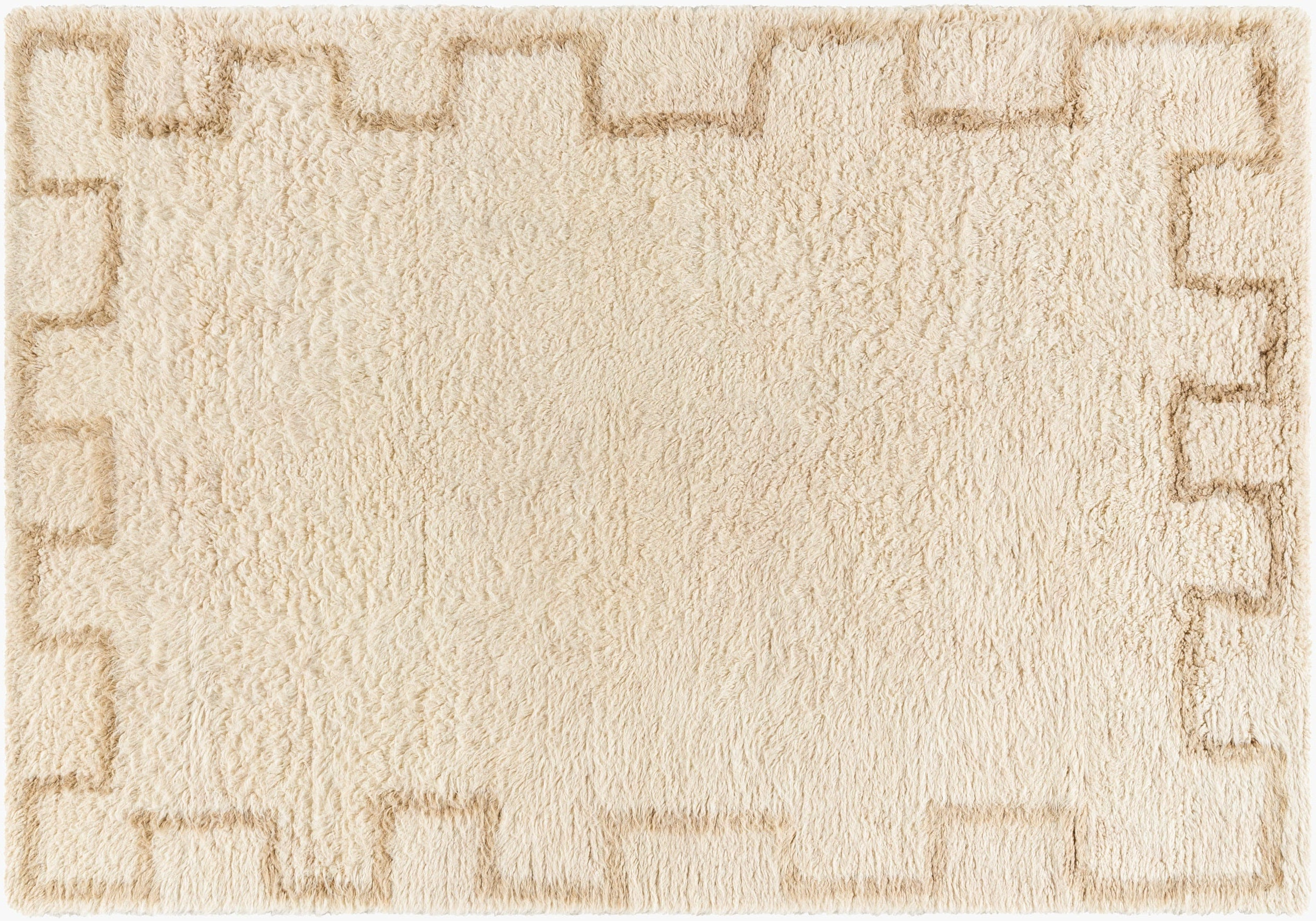 Beni Moroccan Rug in Warm Castle