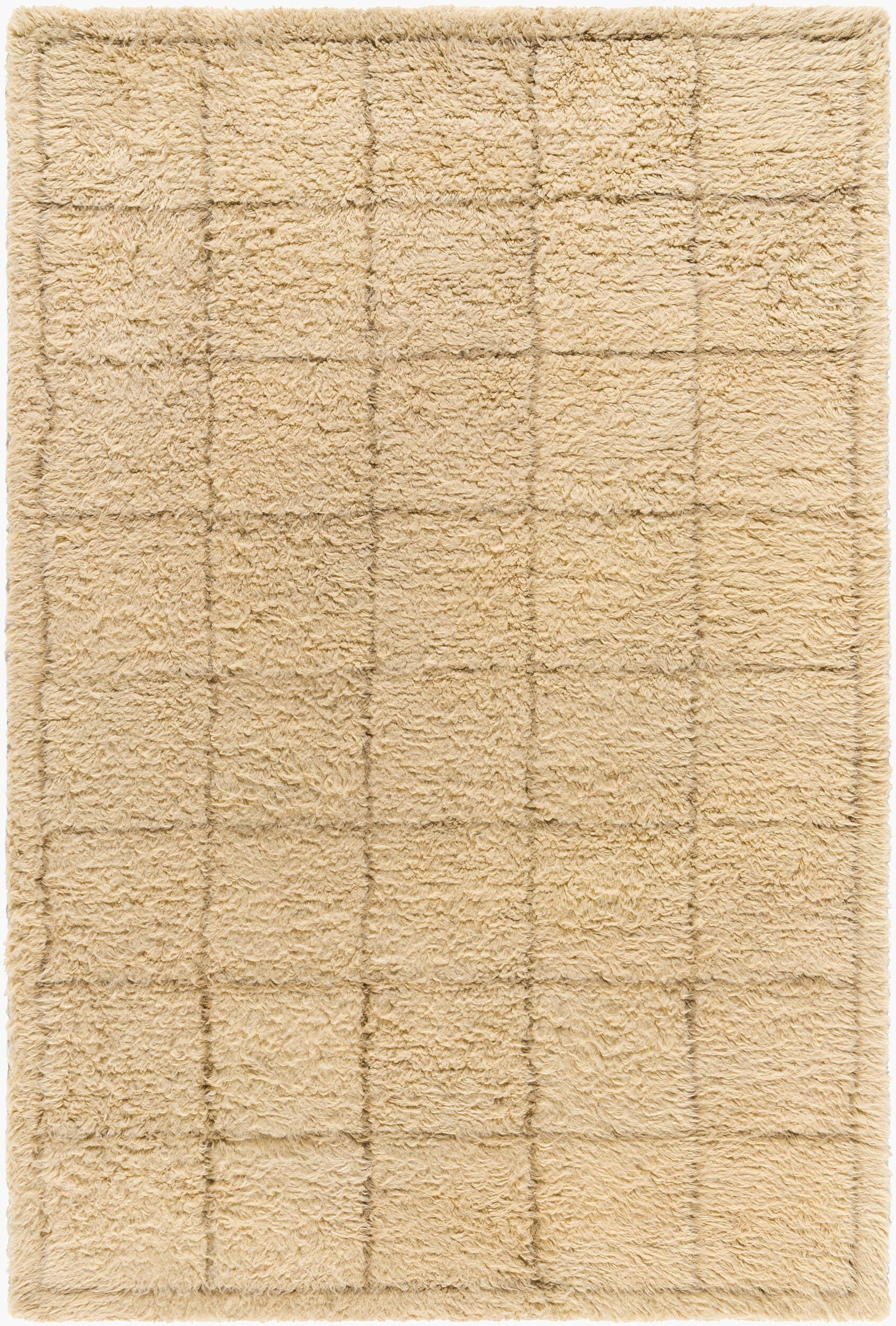 Beni Moroccan Rug in Windowpane