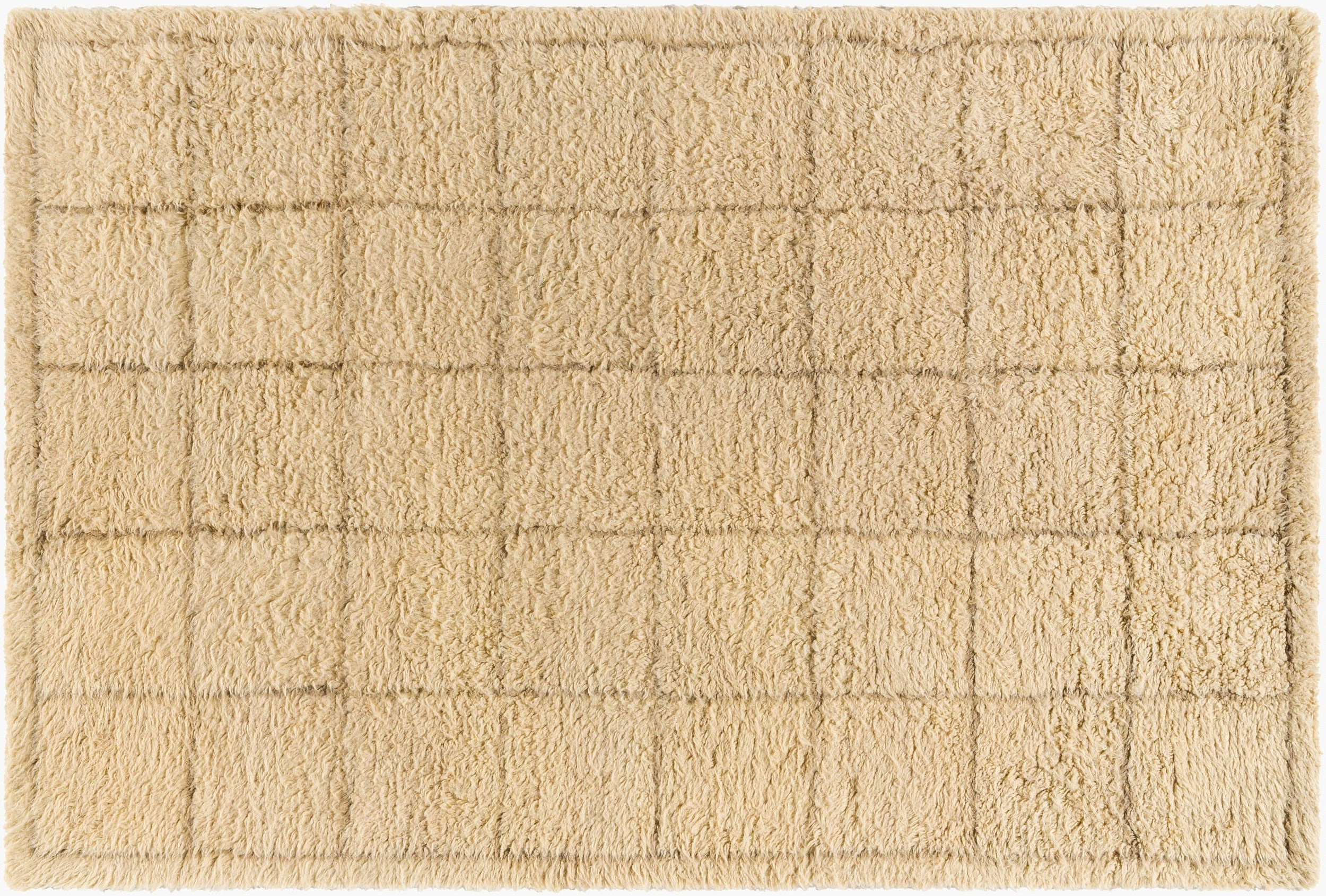 Beni Moroccan Rug in Windowpane