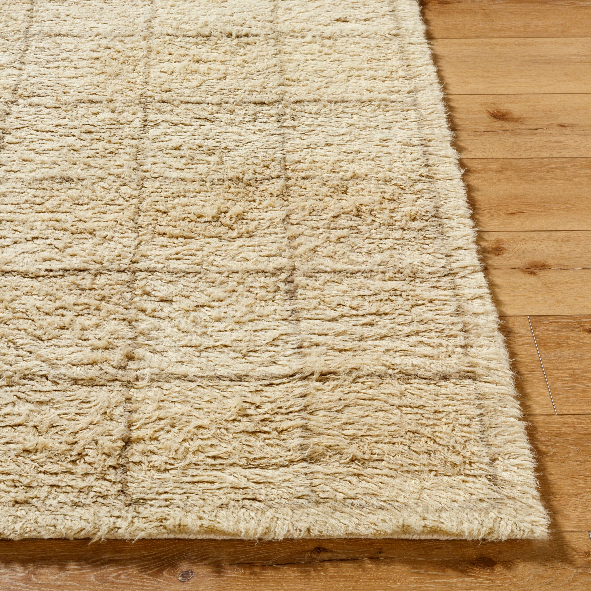 Beni Moroccan Rug in Windowpane