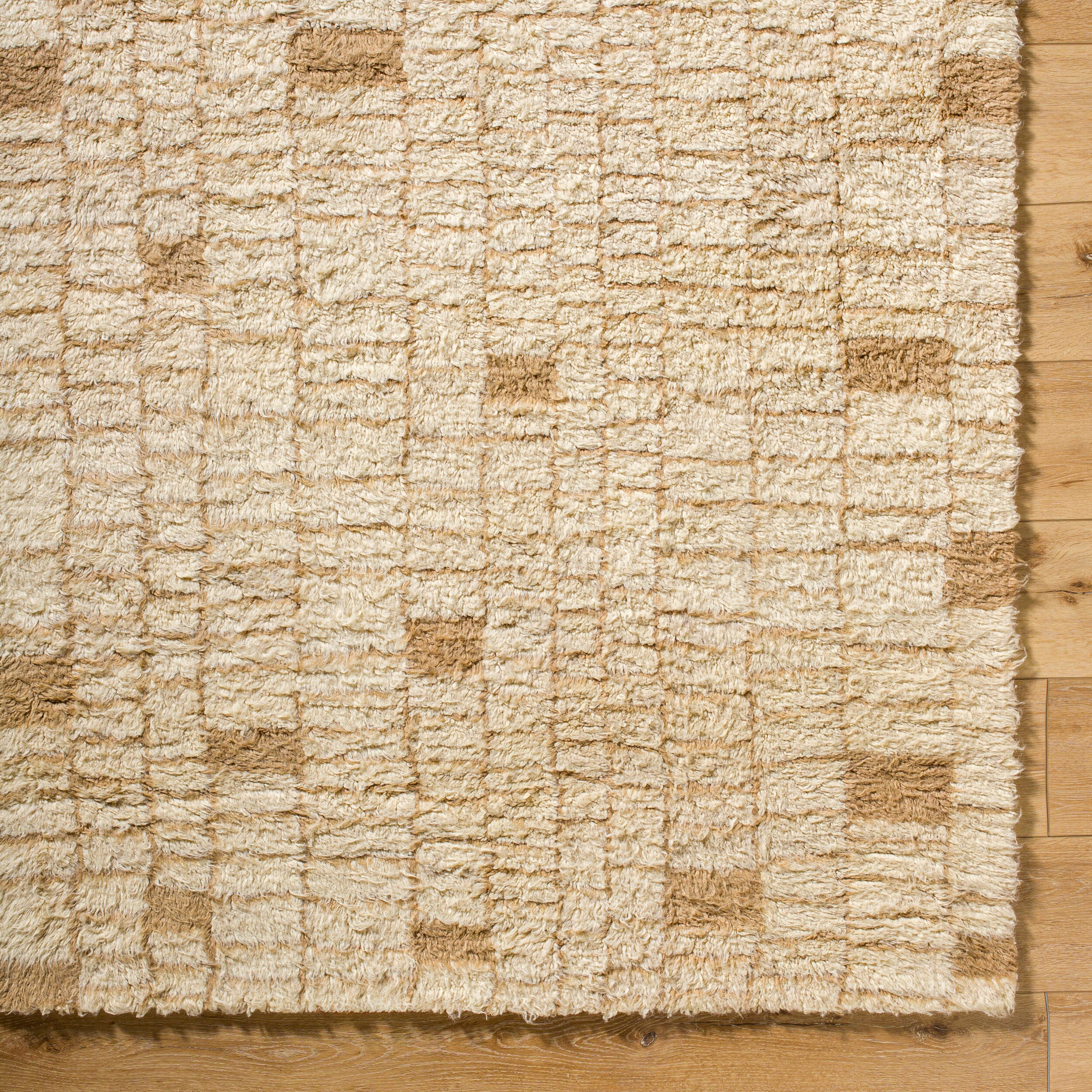 Beni Moroccan Rug in Warm Patterned