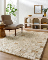 Beni Moroccan Rug in Warm Patterned