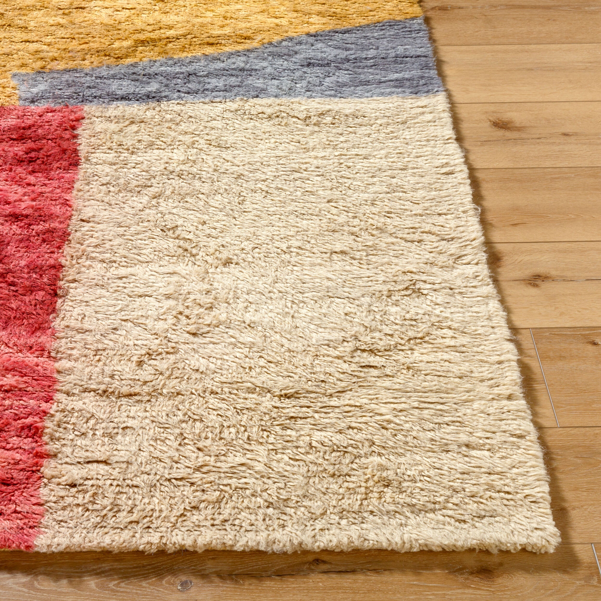 Beni Moroccan Rug in Colorblock