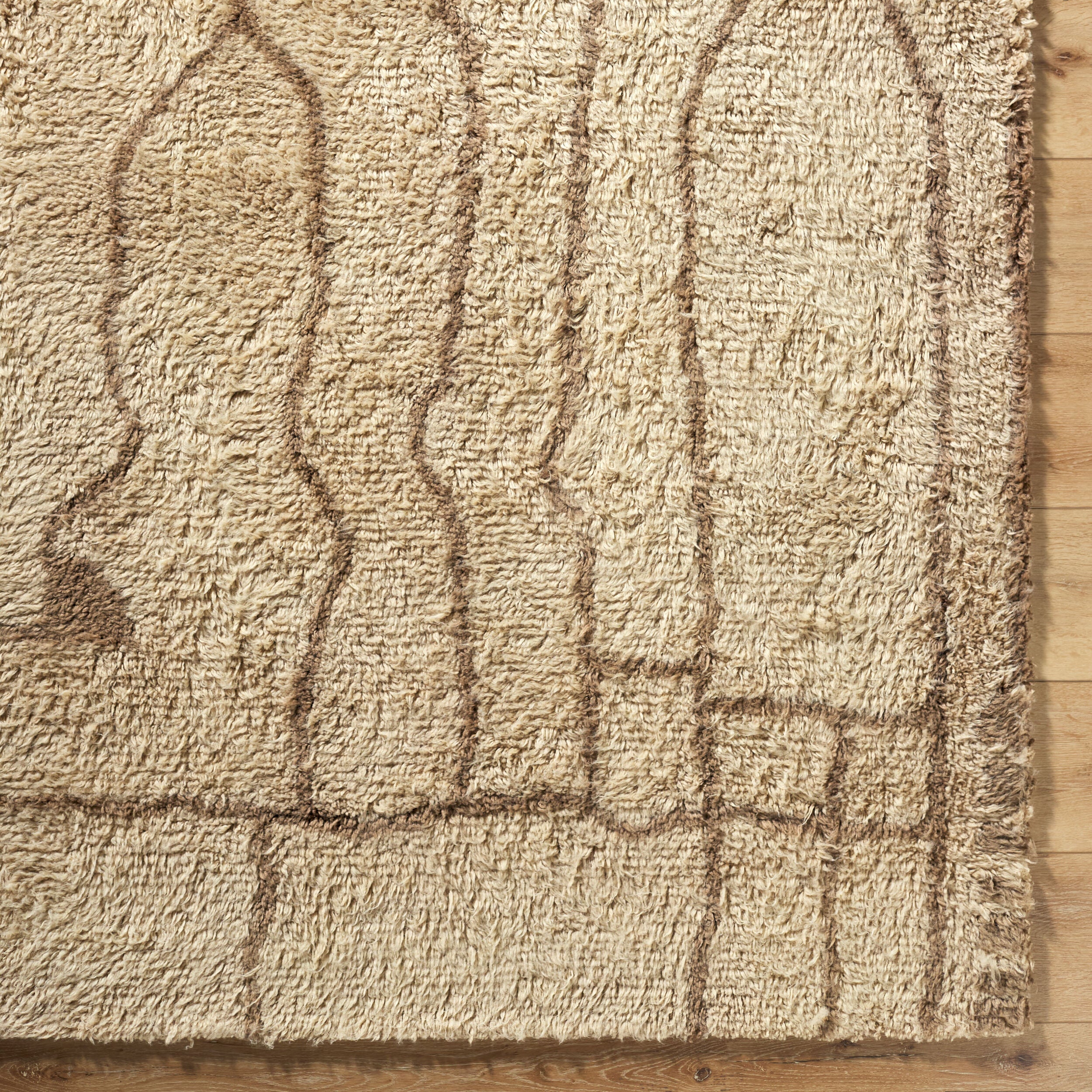 Beni Moroccan Rug in Warm Lines