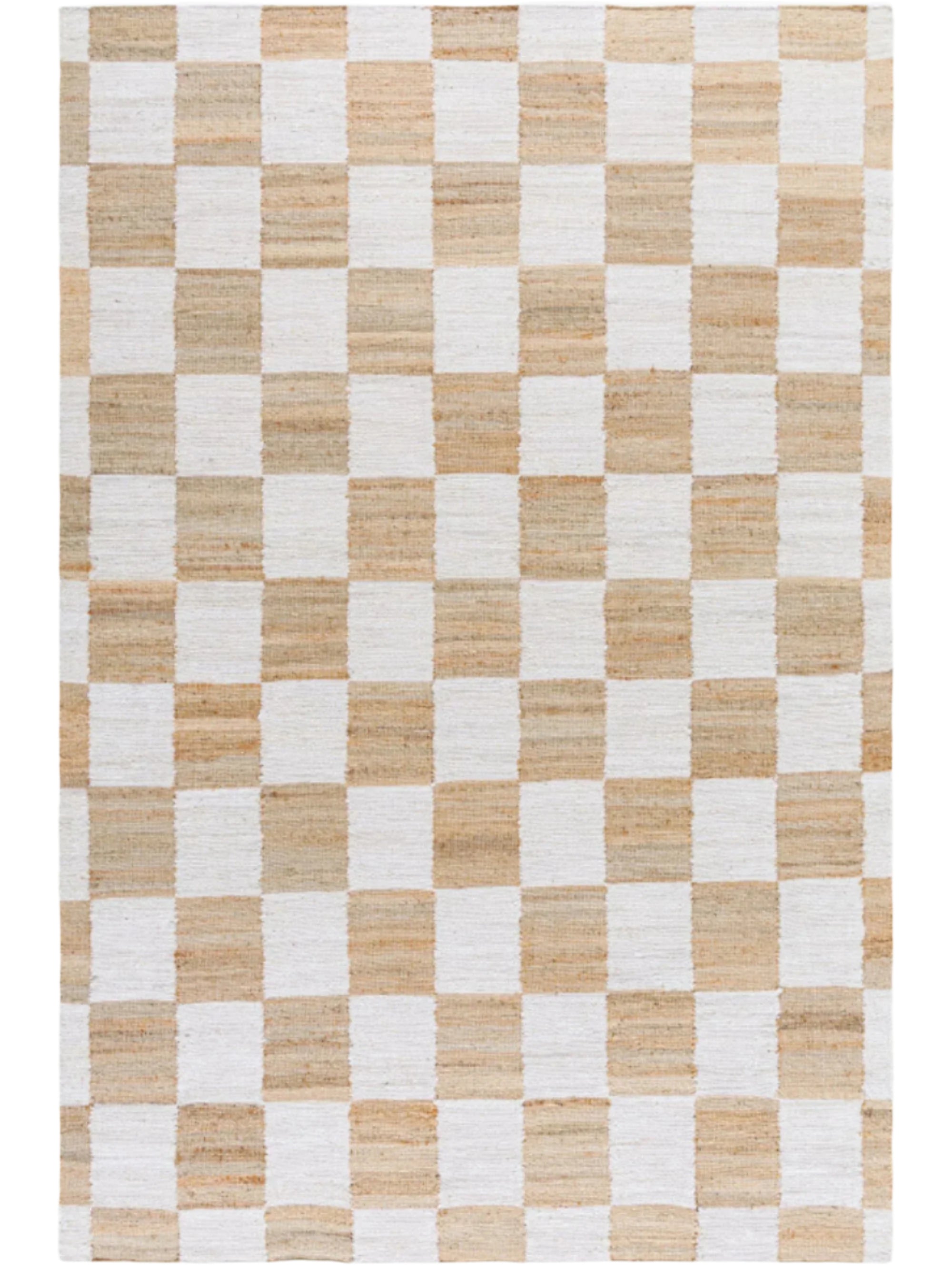 Kamey Checkered Jute Rug