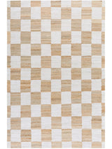Kamey Checkered Jute Rug