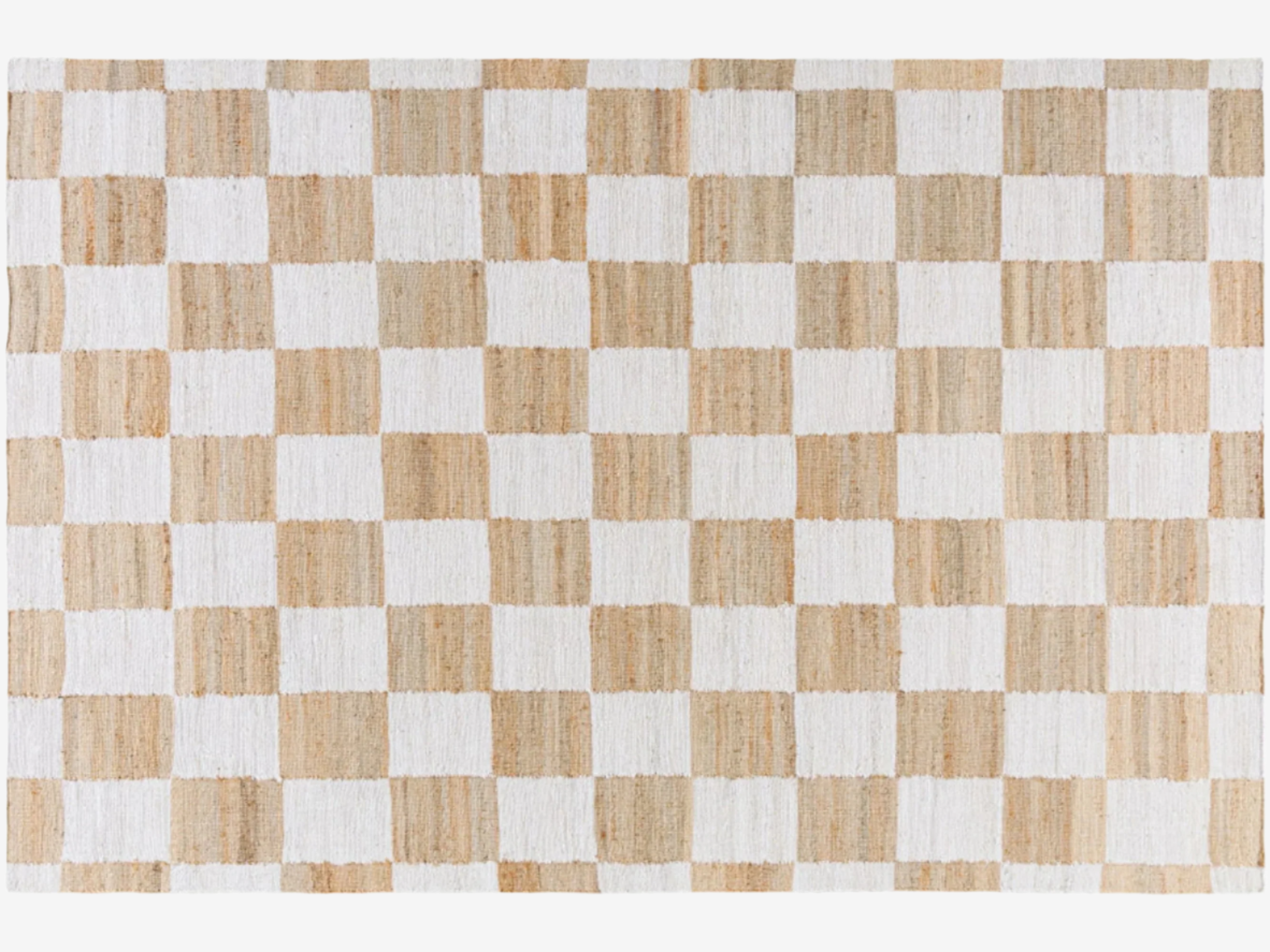Kamey Checkered Jute Rug
