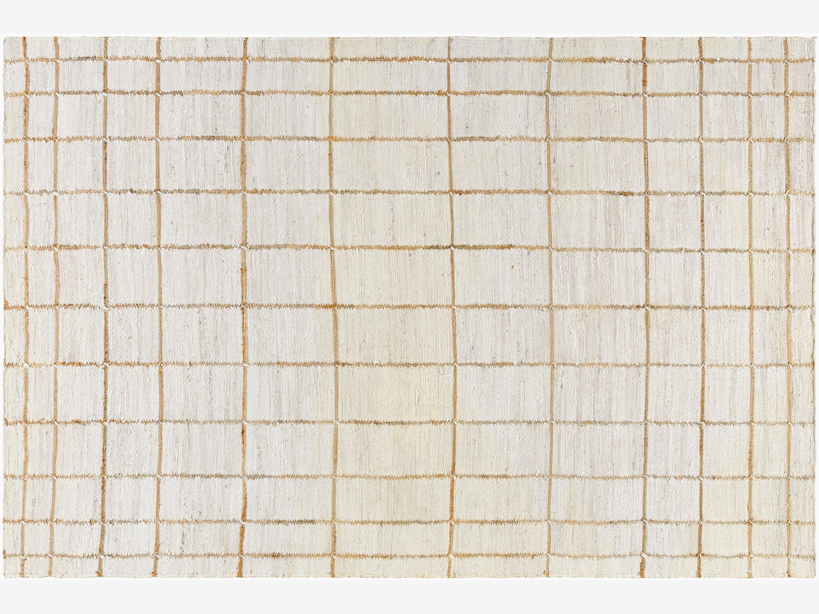 Kamey Gridline Jute Rug