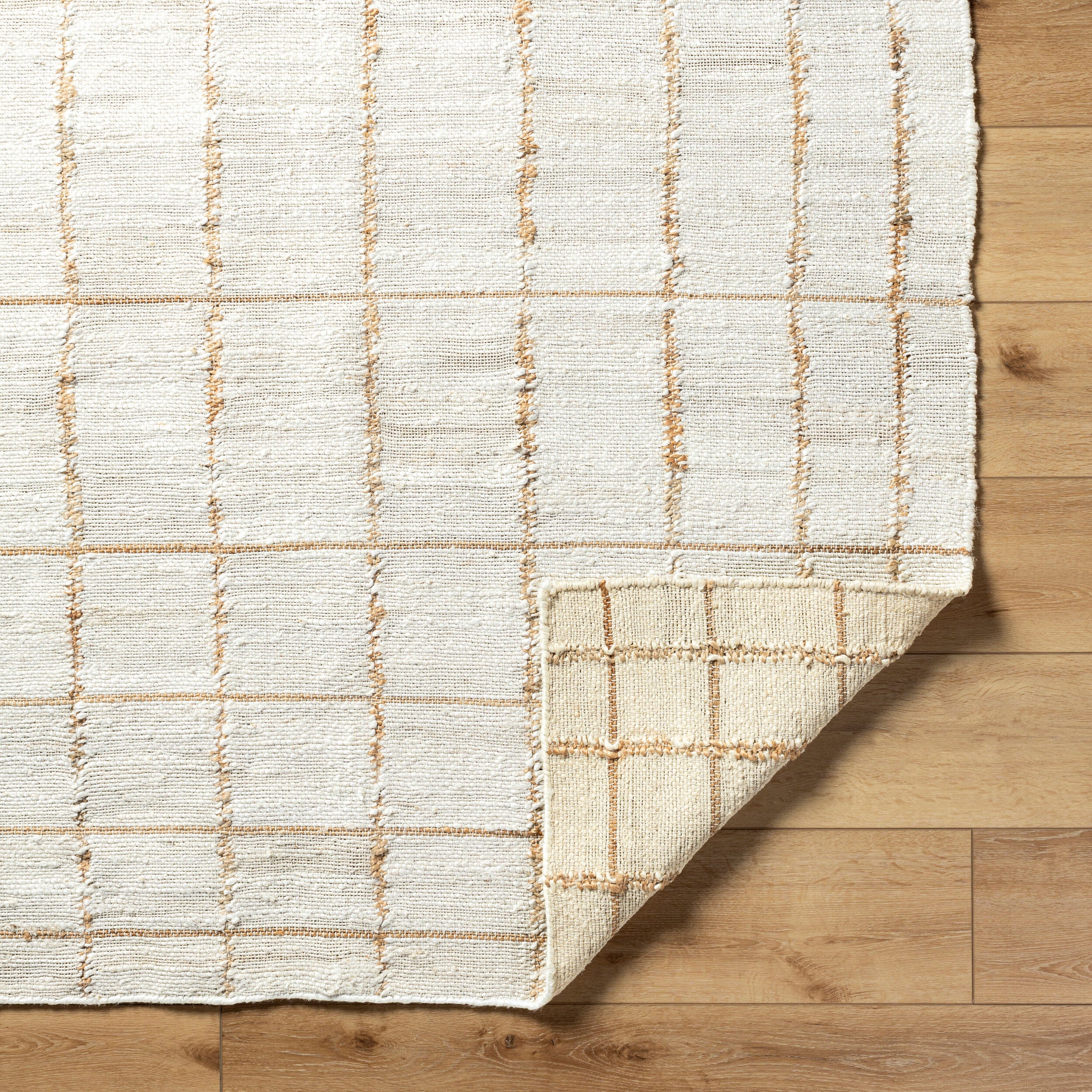 Kamey Gridline Jute Rug