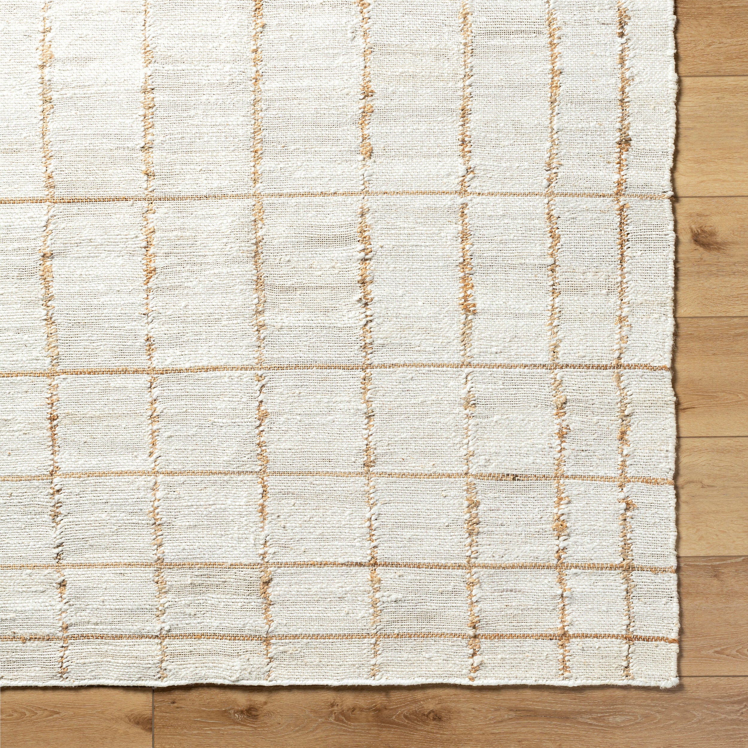 Kamey Gridline Jute Rug