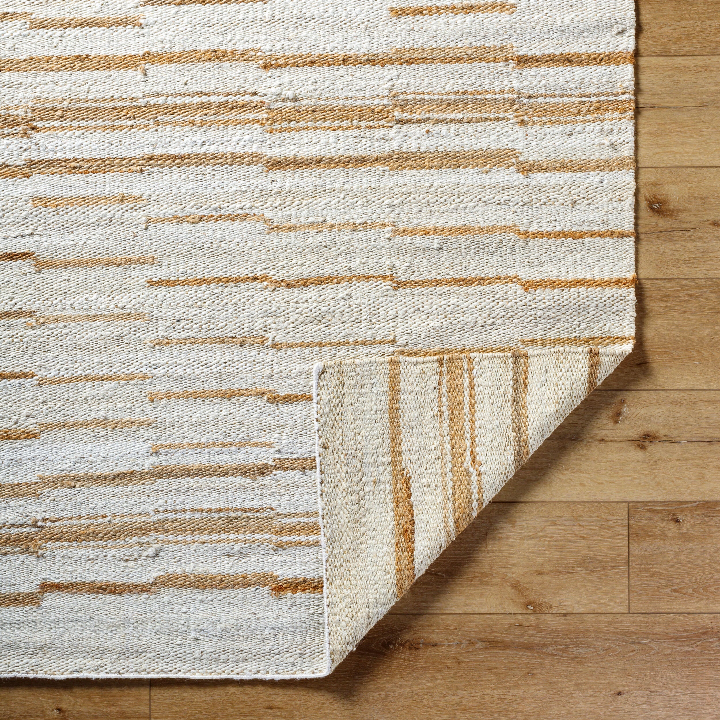 Kamey Striped Jute Rug