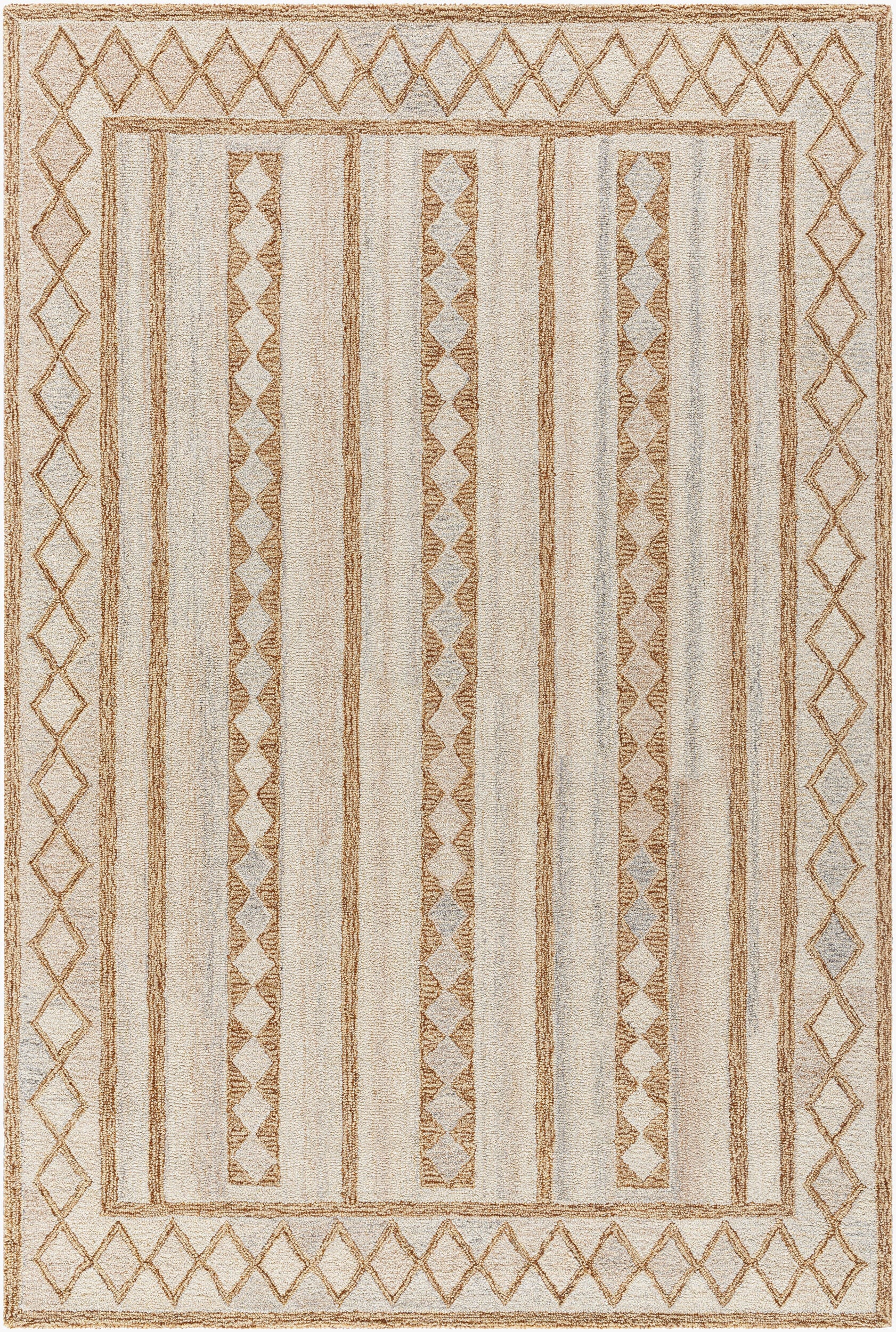 Bournemouth Handmade Multi Diamond Rug