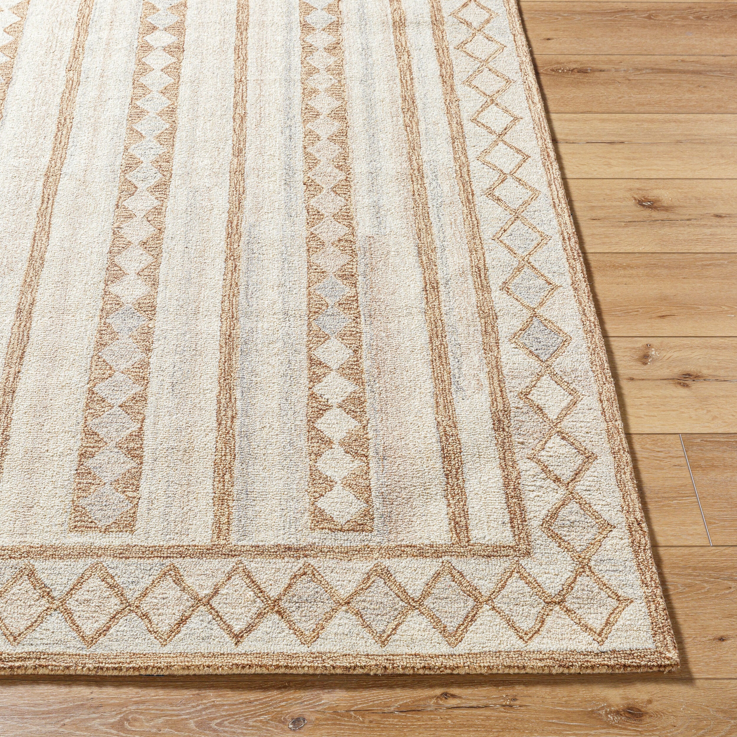Bournemouth Handmade Multi Diamond Rug