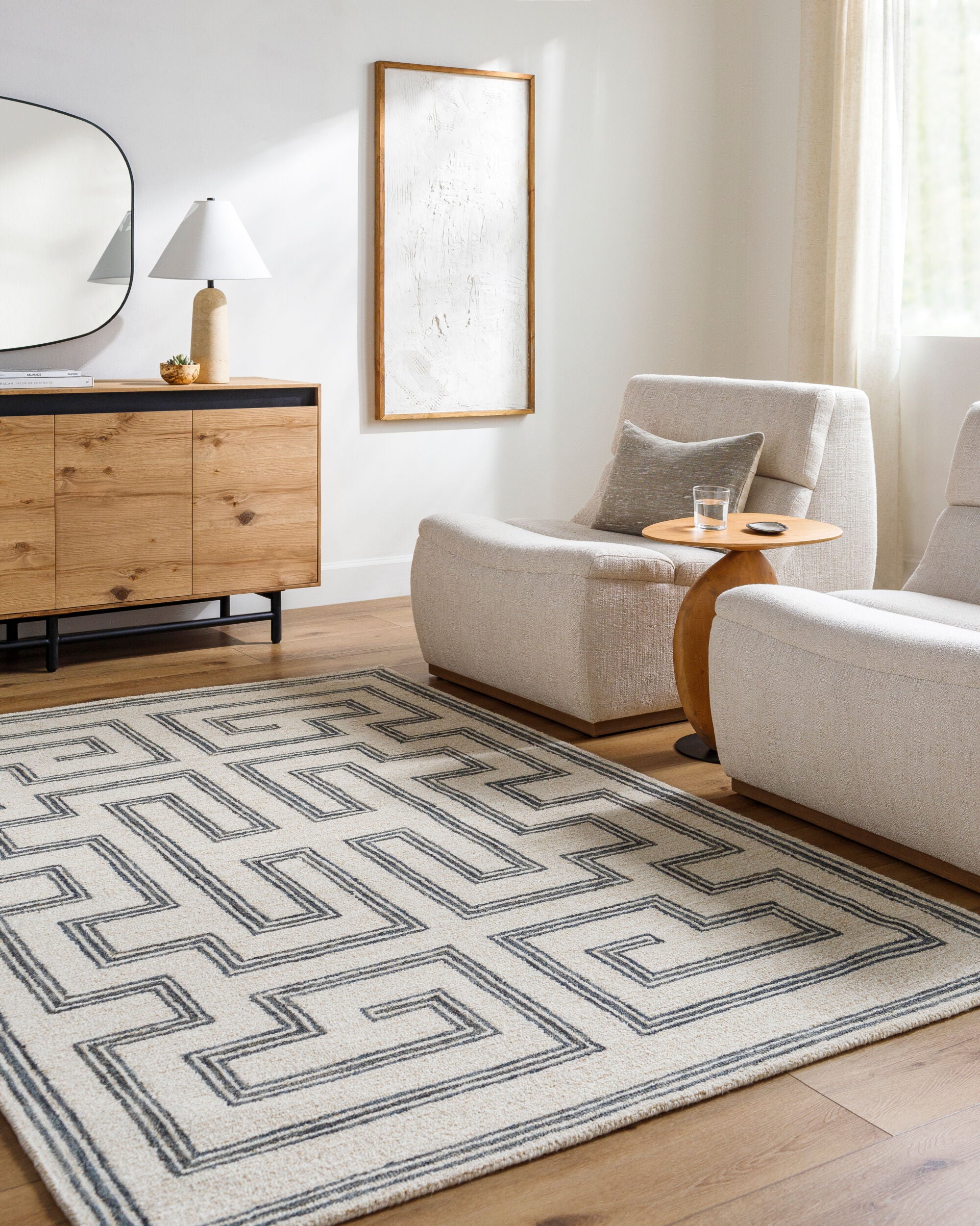 Bournemouth Handmade Maze Rug
