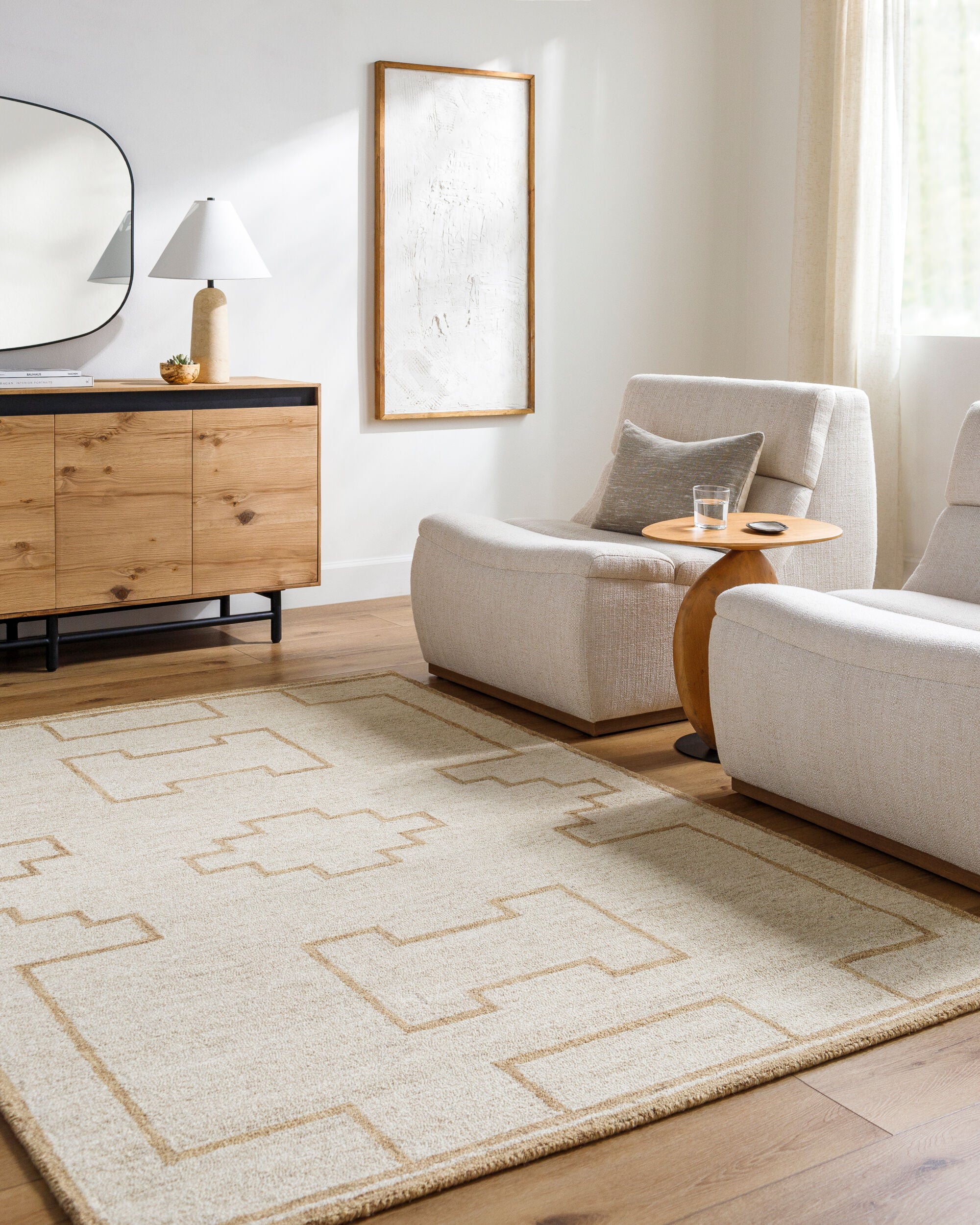 Bournemouth Handmade Geometric Rug