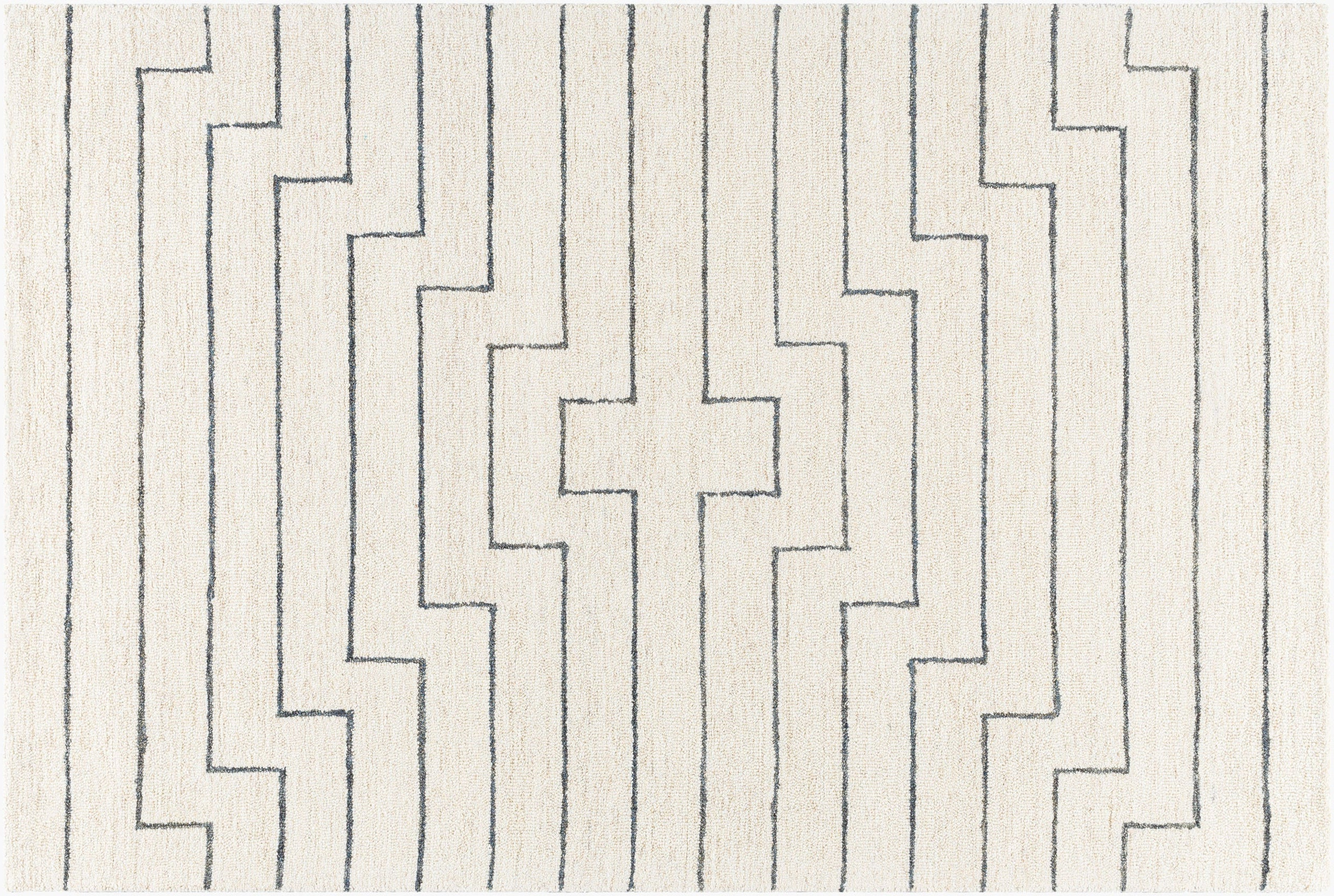 Bournemouth Handmade Lined Cream Rug