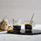 Pebbled Glass Espresso Cups (Set of 2)