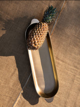 Antique Brass Long Trays (Set of 2)