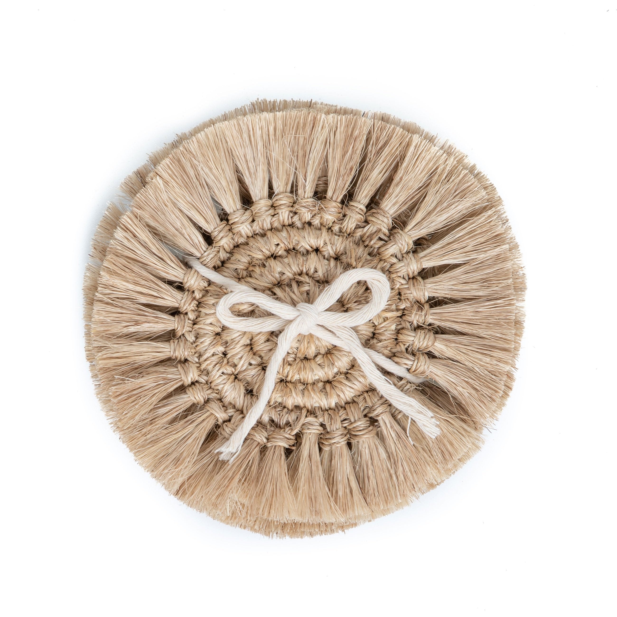 Tallo de Olivo Fringe Coaster (Set of 4)