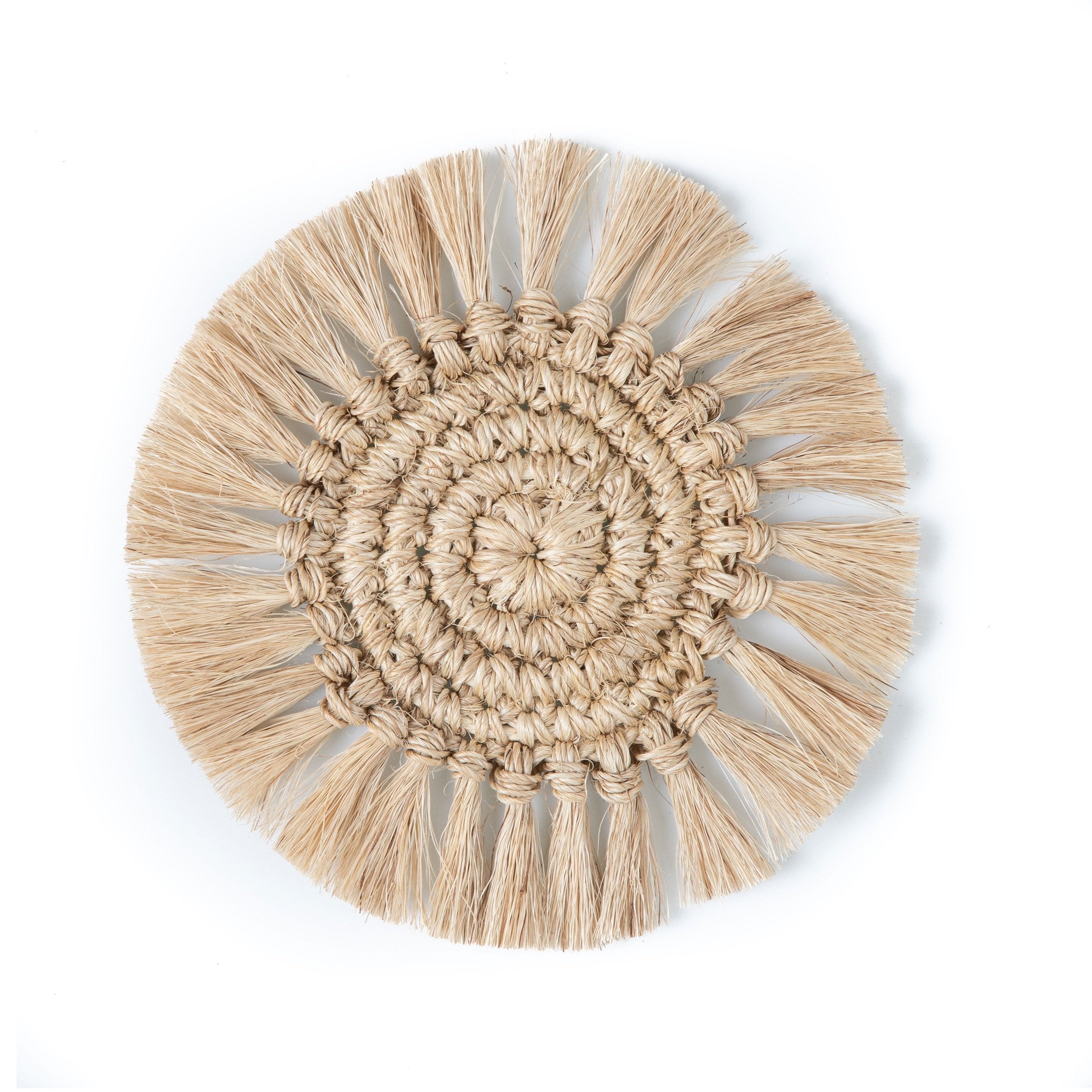 Tallo de Olivo Fringe Coaster (Set of 4)
