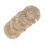 Tallo de Olivo Fringe Coaster (Set of 4)